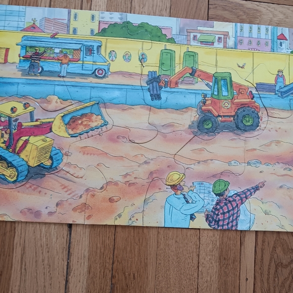 Construction Site Floor Puzzle - Picture 4 of 16